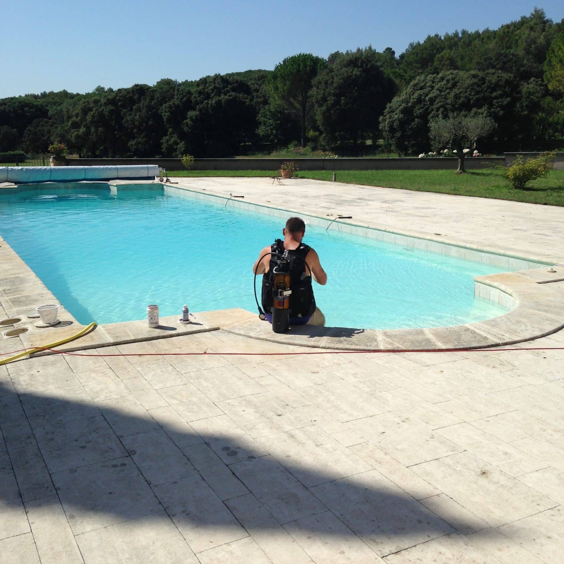 Contrôle des installations immergées par un plongeur spécialisé